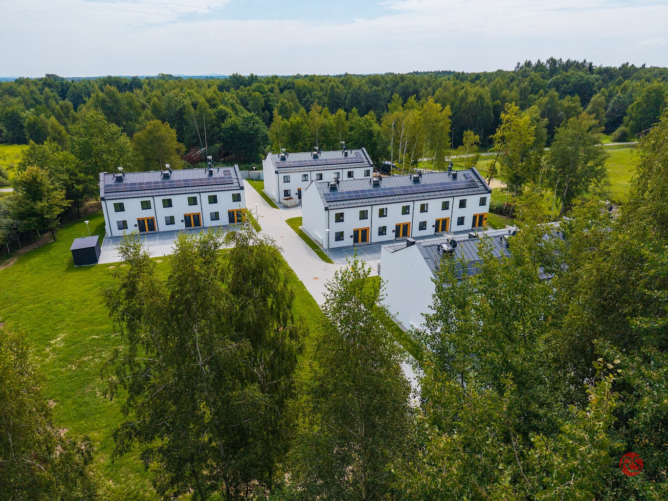 Construction of 14 single-family terraced houses – completed