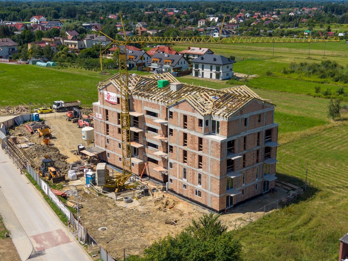 Construction of a multi-family residential building in Dąbrowa Tarnowska – ongoing
